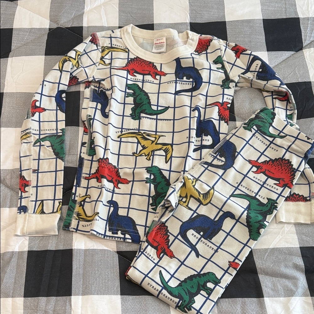 Hanna Andersson Multicolor Dinosaur Pajama Set